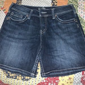 Silver Suki jean shorts